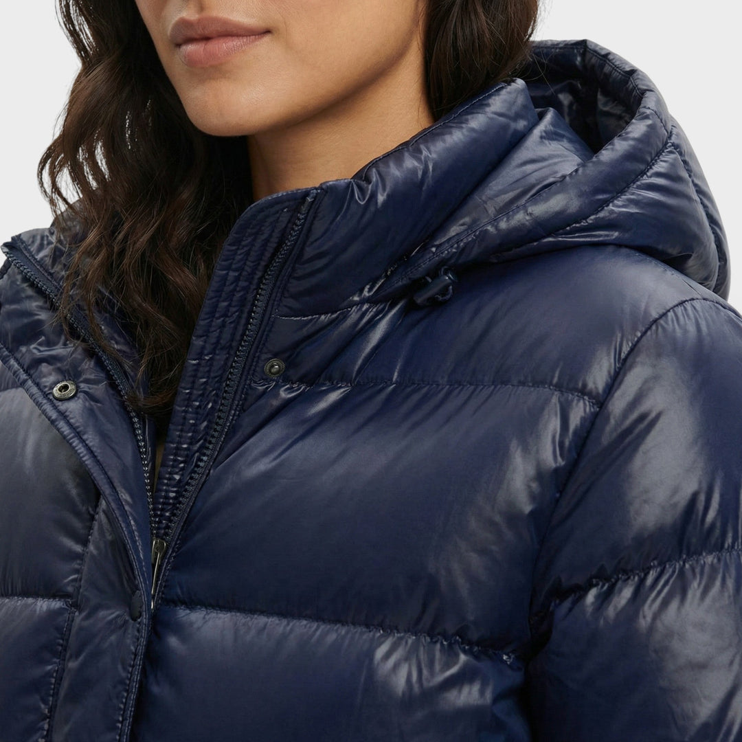 Veste Croisée Capuche Femme