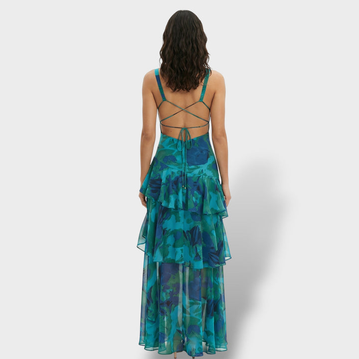 Robe Longue Élégante Décolleté V