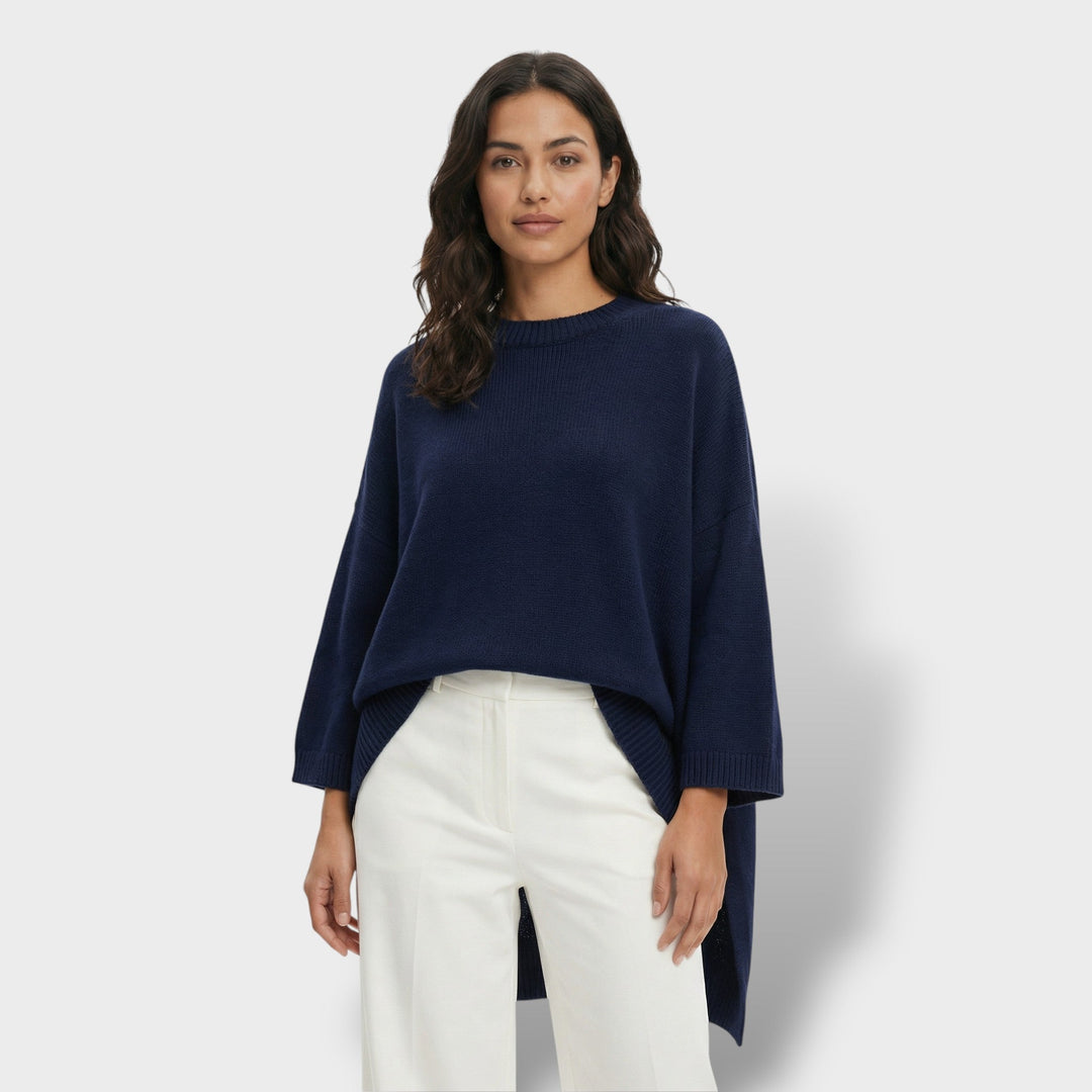 Pull Oversize Manche Chauve-Souris Femme