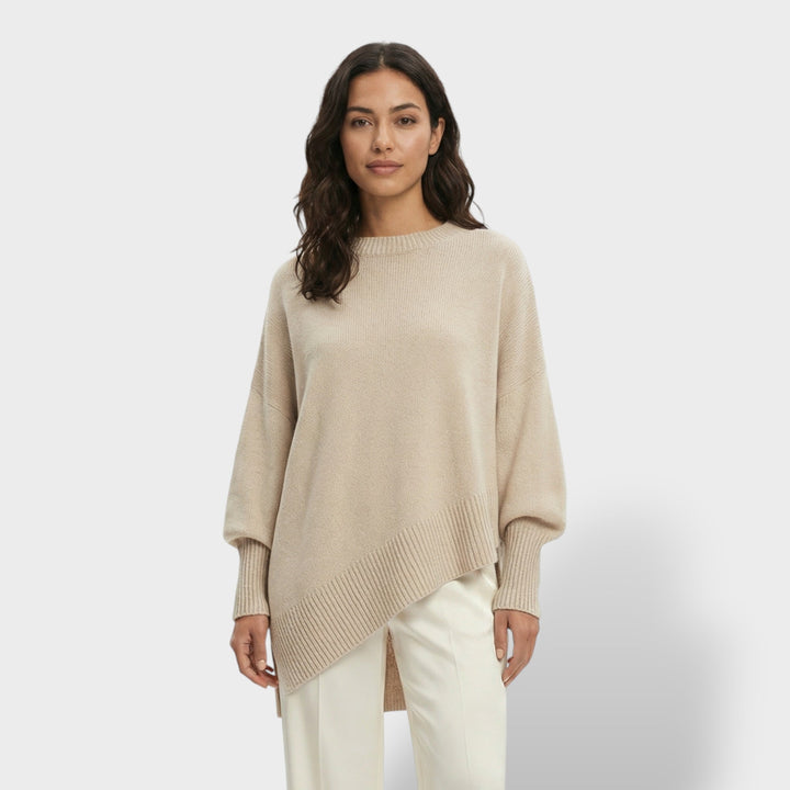 Pull Oversize Manche Chauve-Souris Femme