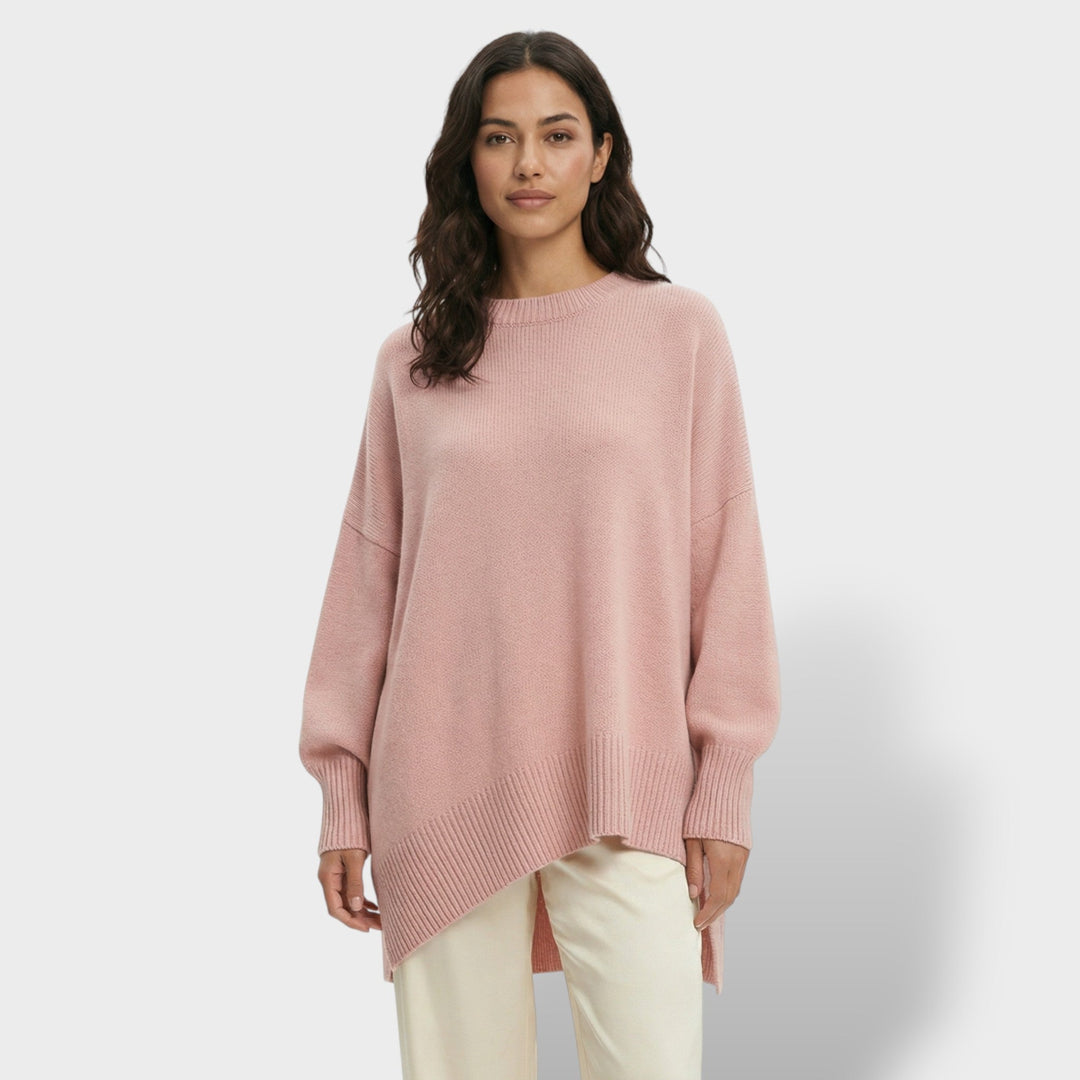 Pull Oversize Manche Chauve-Souris Femme