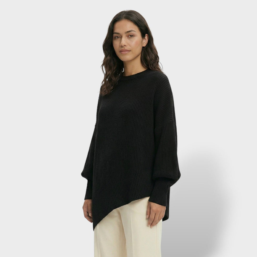 Pull Oversize Manche Chauve-Souris Femme