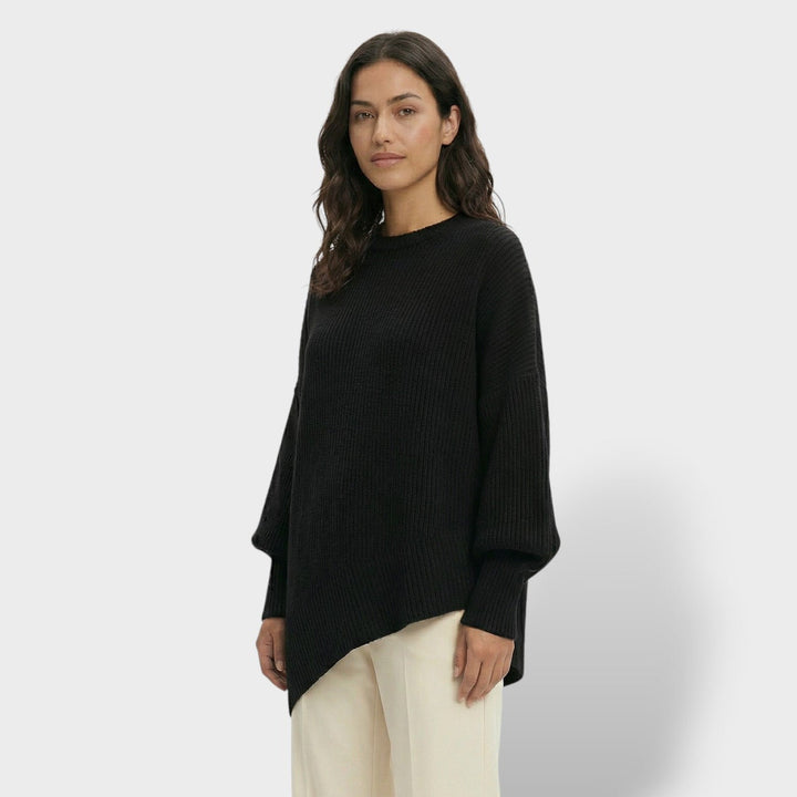 Pull Oversize Manche Chauve-Souris Femme