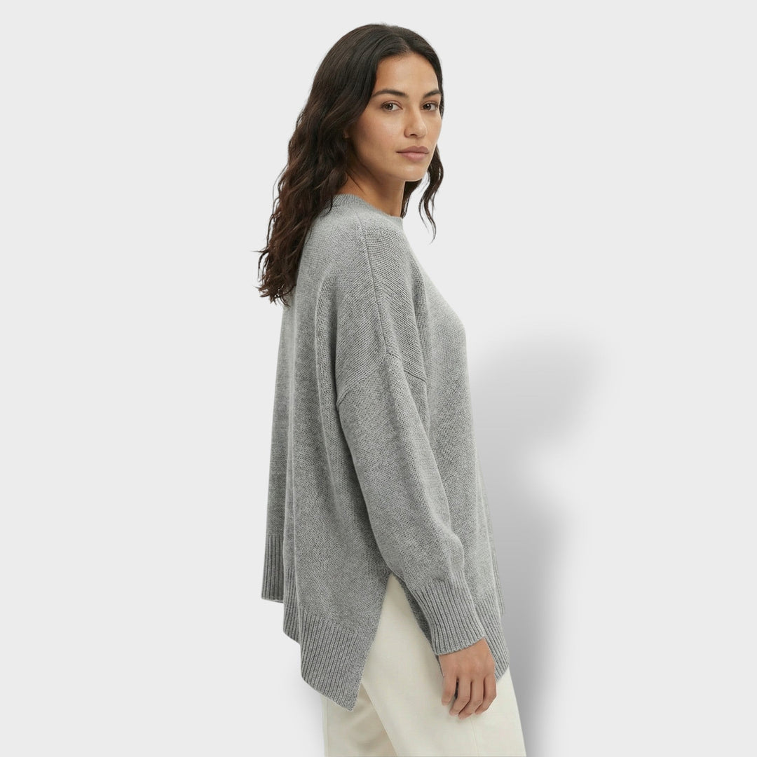 Pull Oversize Manche Chauve-Souris Femme