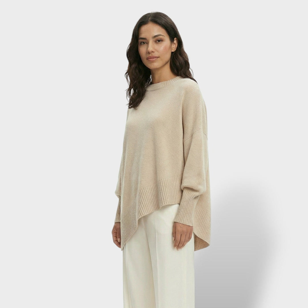 Pull Oversize Manche Chauve-Souris Femme
