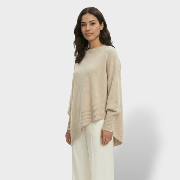 Pull Oversize Manche Chauve-Souris Femme