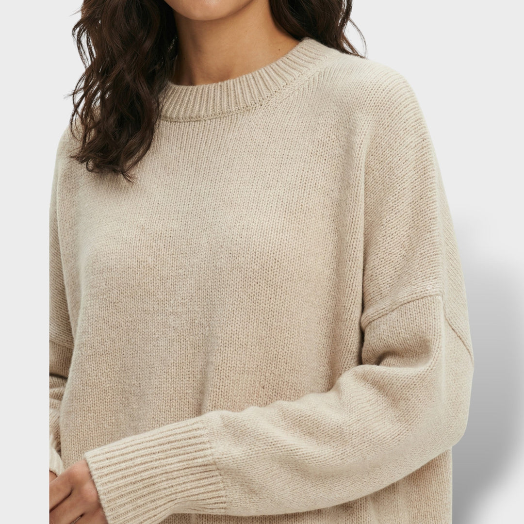 Pull Oversize Manche Chauve-Souris Femme
