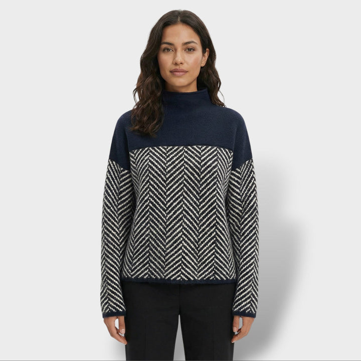 Pull Col Haut Luxe Femme
