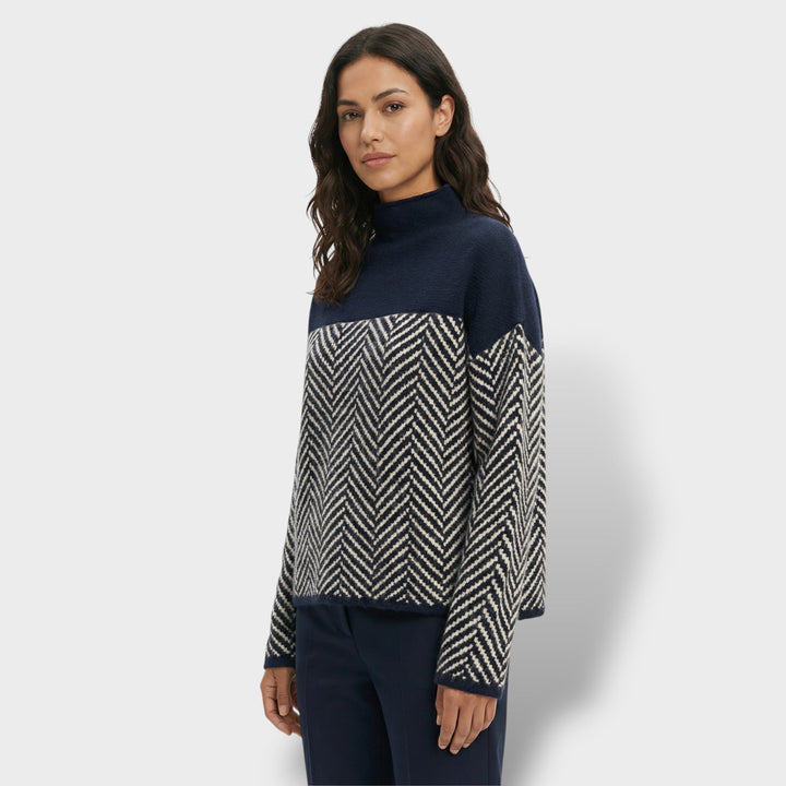 Pull Col Haut Luxe Femme