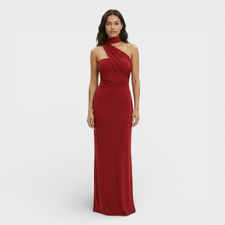 Robe Maxi Halter Dos Nu