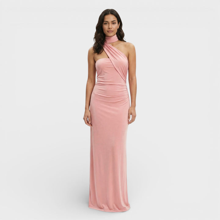 Robe Maxi Halter Dos Nu