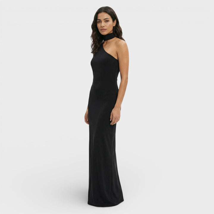 Robe Maxi Halter Dos Nu