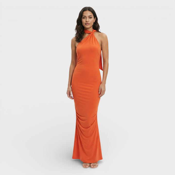 Robe Maxi Asymétrique Dos Ouvert
