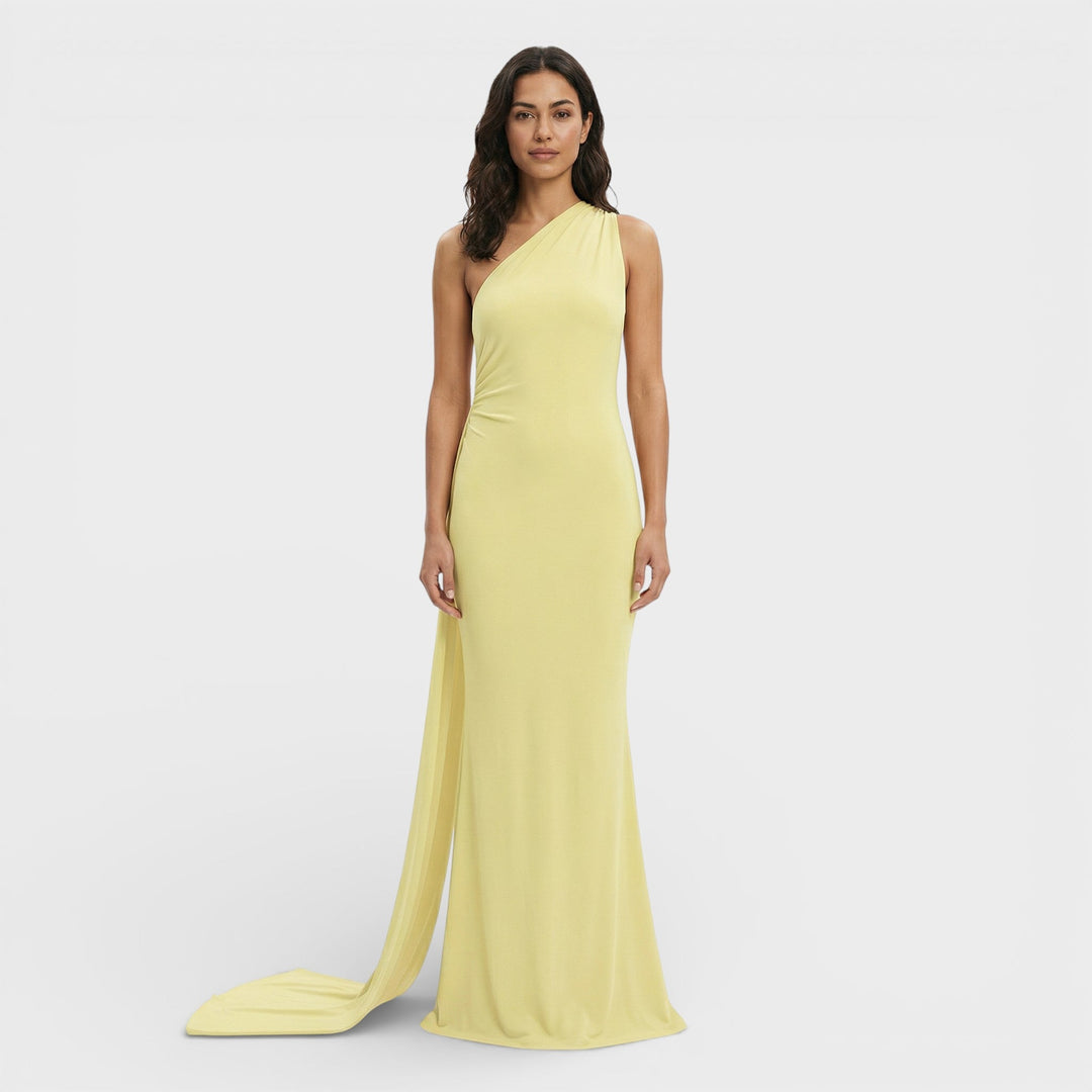 Robe Maxi Asymétrique Dos Ouvert