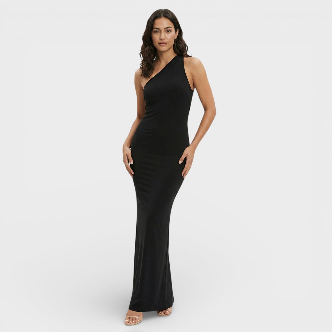 Robe Maxi Asymétrique Dos Ouvert