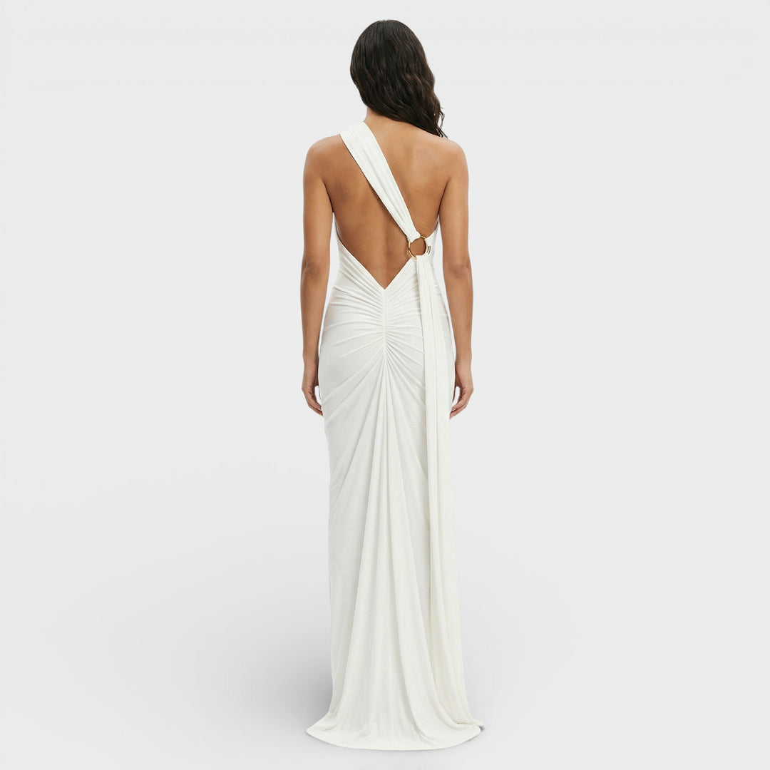 Robe Maxi Asymétrique Dos Ouvert
