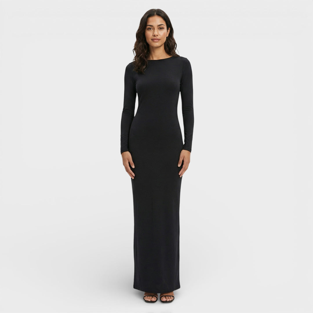 Robe Maxi Dos Ouvert Élégante