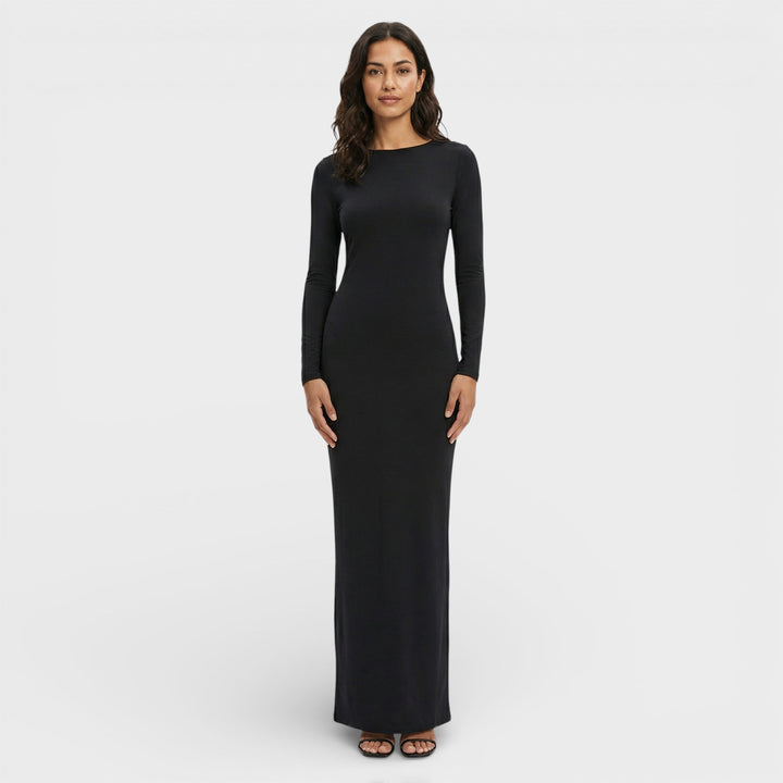 Robe Maxi Dos Ouvert Élégante