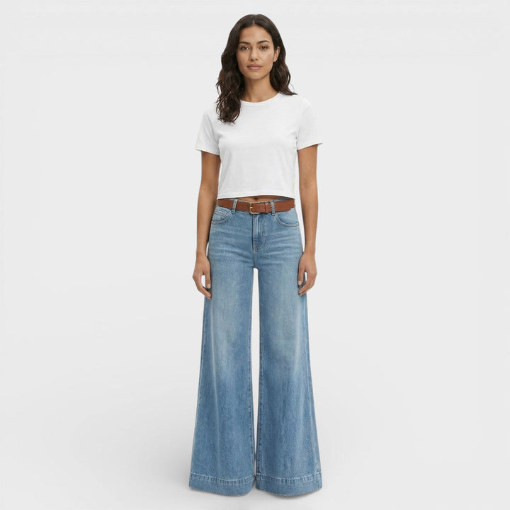Jean Large Poches Femme