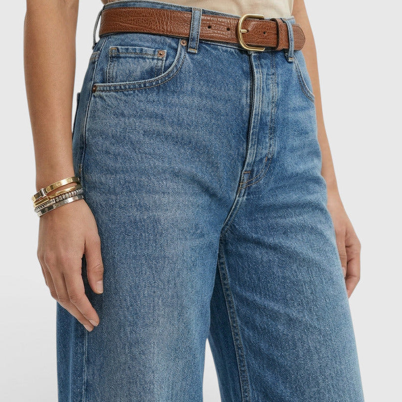 Jean Large Poches Femme