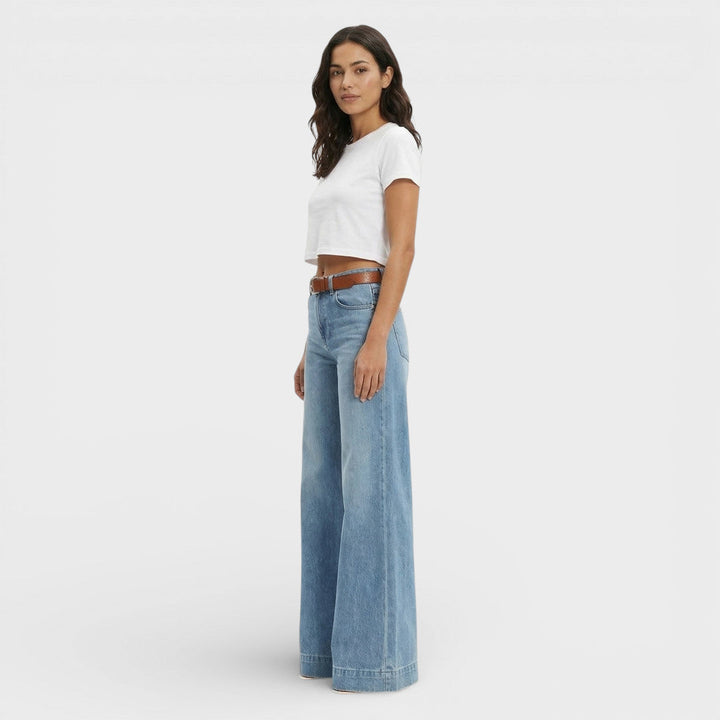 Jean Large Poches Femme