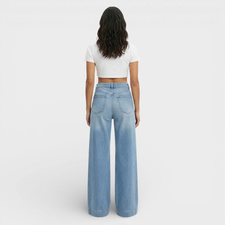 Jean Large Poches Femme