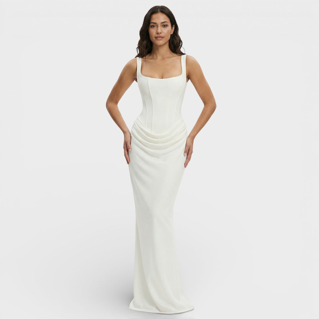 Robe Longue Dos Ouvert Élégante