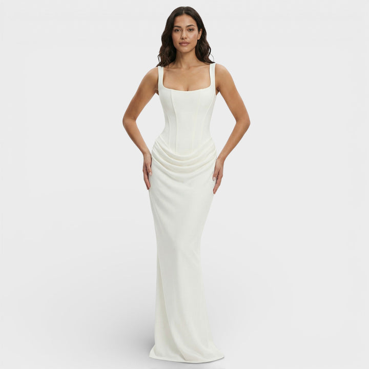 Robe Longue Dos Ouvert Élégante