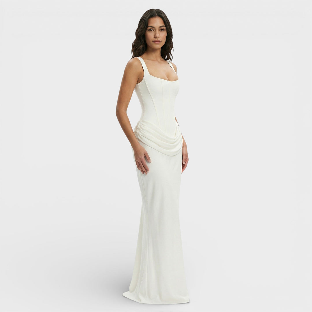 Robe Longue Dos Ouvert Élégante