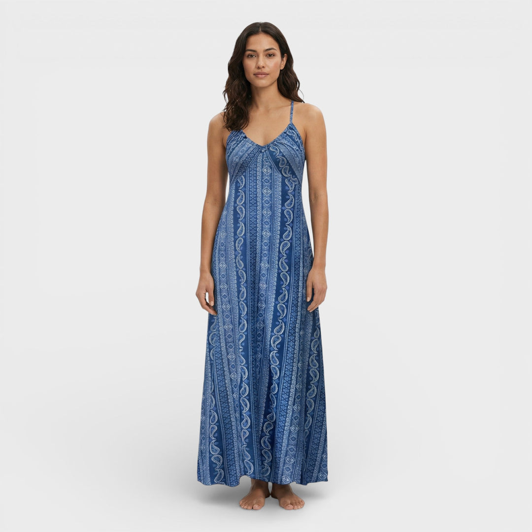 Robe Longue Boho Imprimé Ethnique