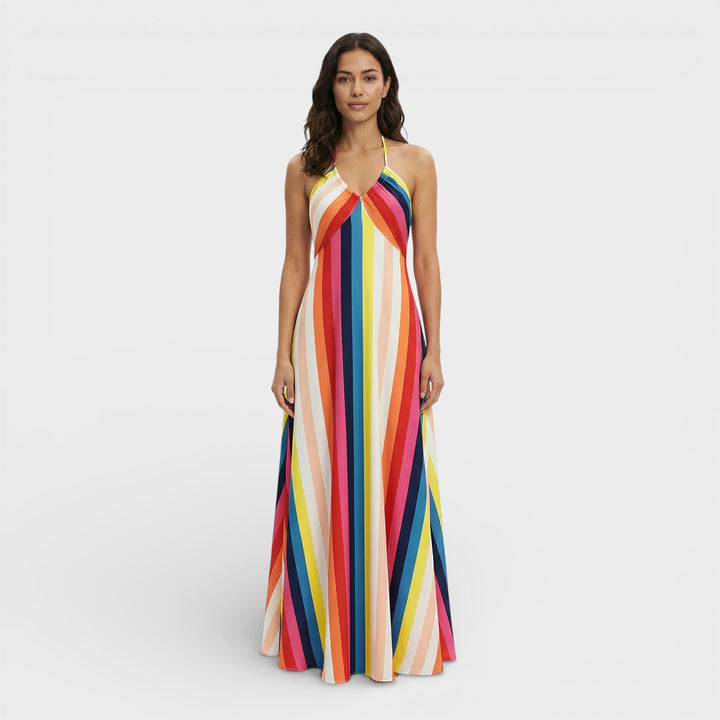 Robe Longue Boho Imprimé Ethnique