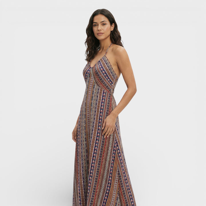 Robe Longue Boho Imprimé Ethnique