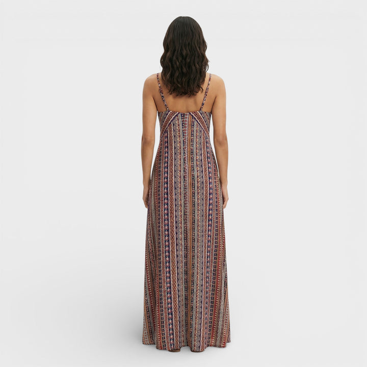 Robe Longue Boho Imprimé Ethnique