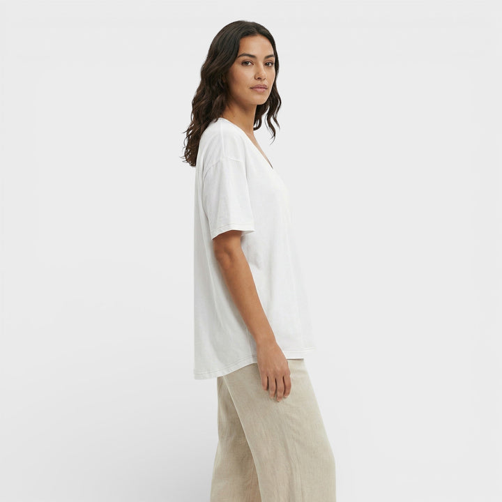 T-shirt Ample Décolleté V Femme