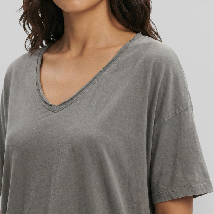 T-shirt Ample Décolleté V Femme