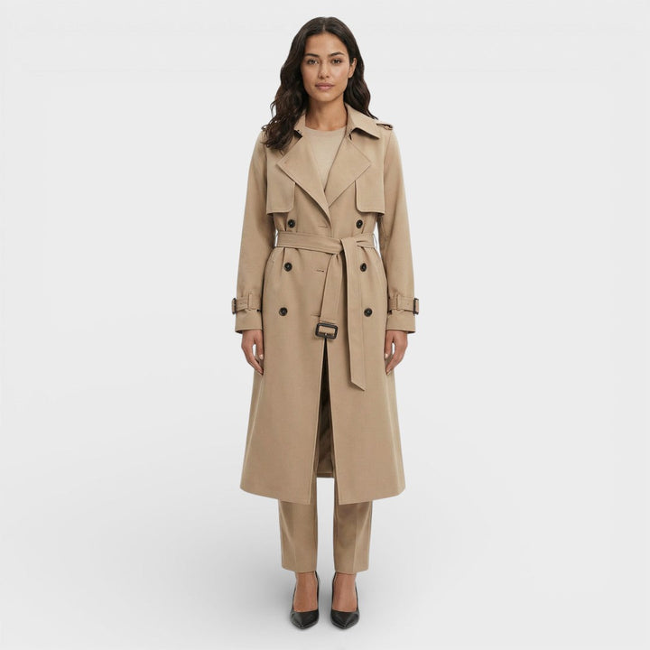 Trench Long Ample Femme