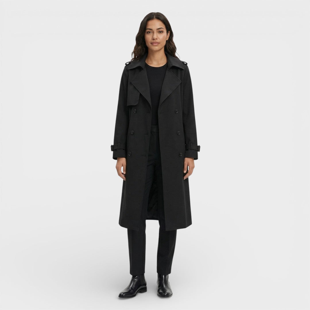 Trench Long Ample Femme