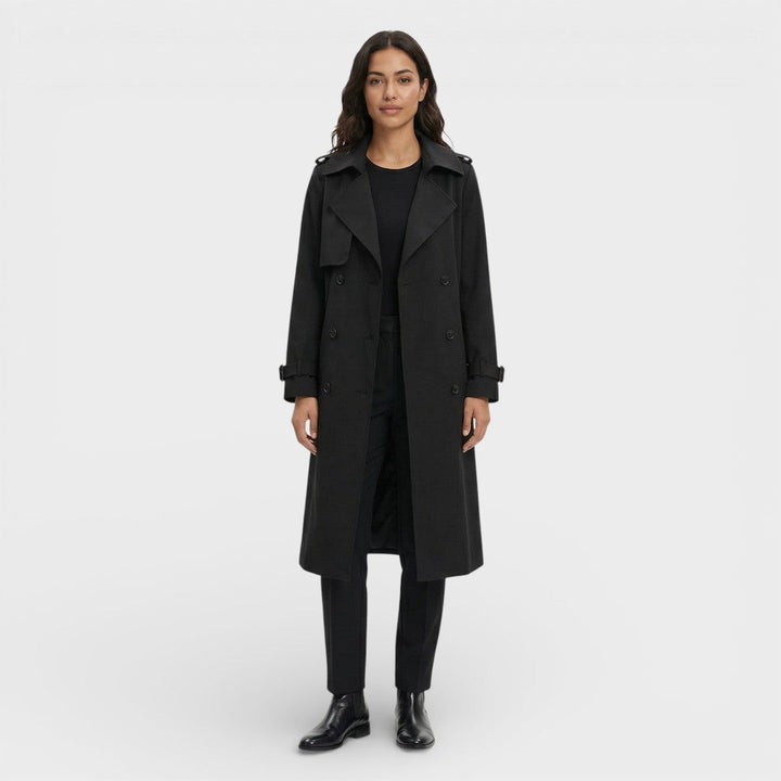 Trench Long Ample Femme