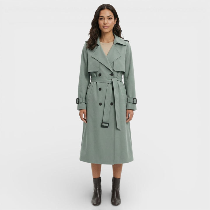 Trench Long Ample Femme