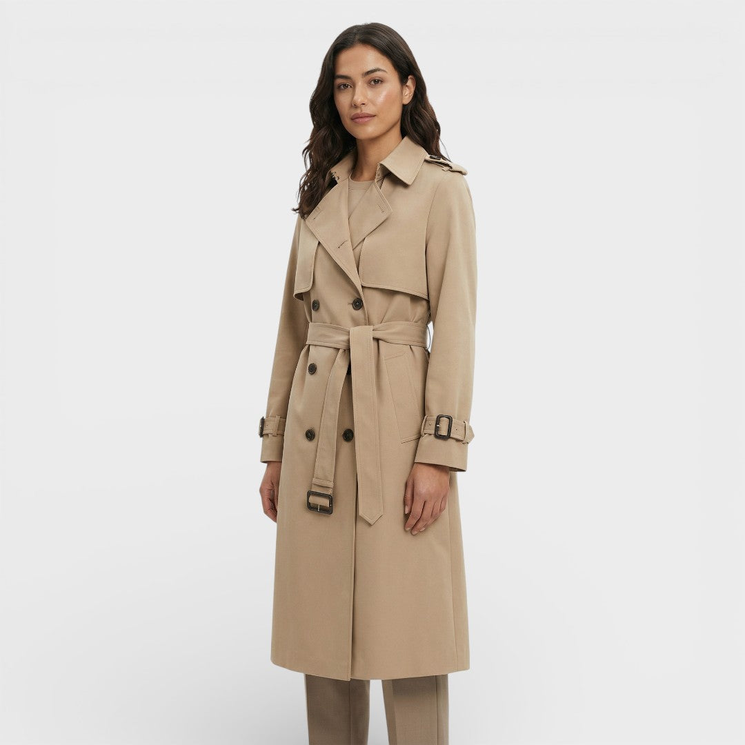 Trench Long Ample Femme