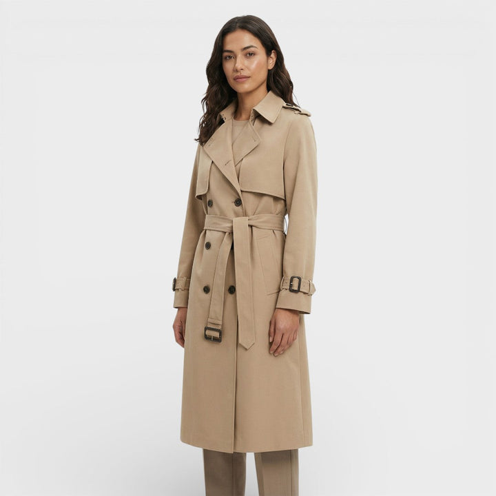 Trench Long Ample Femme