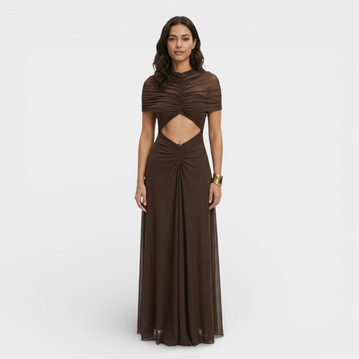 Robe Longue Ajustée Soirée Femme