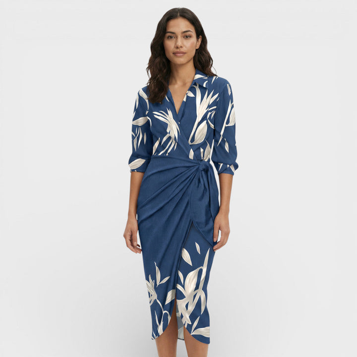 Robe Maxi Croisée Colorée