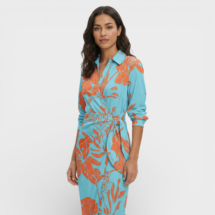 Robe Maxi Croisée Colorée