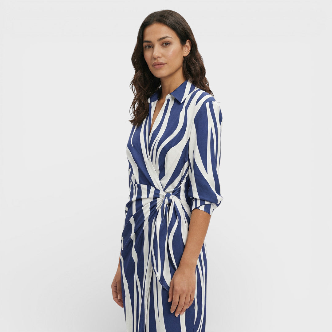 Robe Maxi Croisée Colorée
