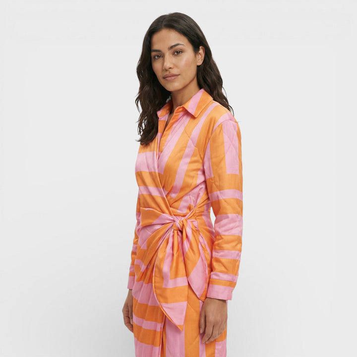 Robe Maxi Croisée Colorée