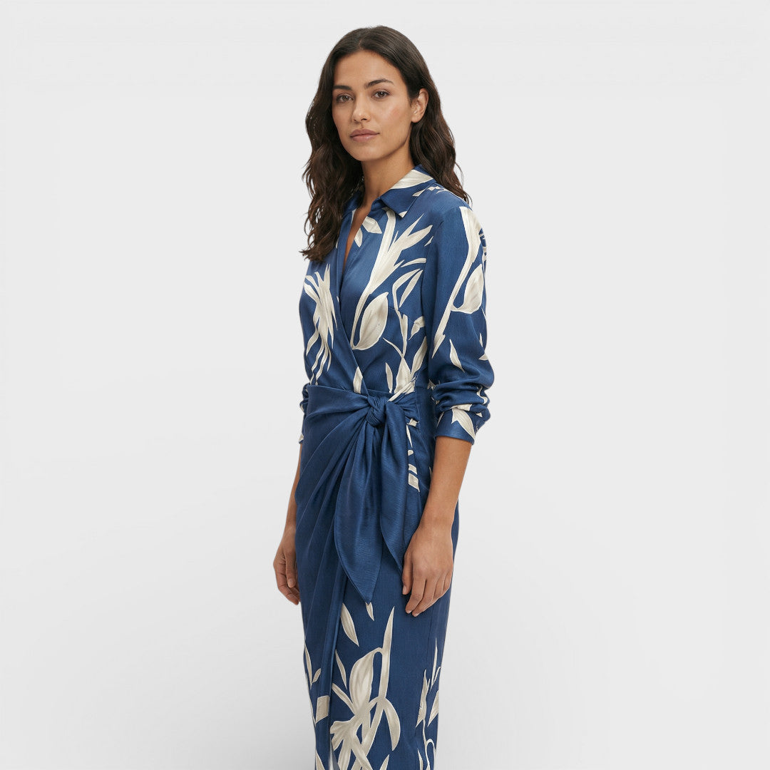 Robe Maxi Croisée Colorée