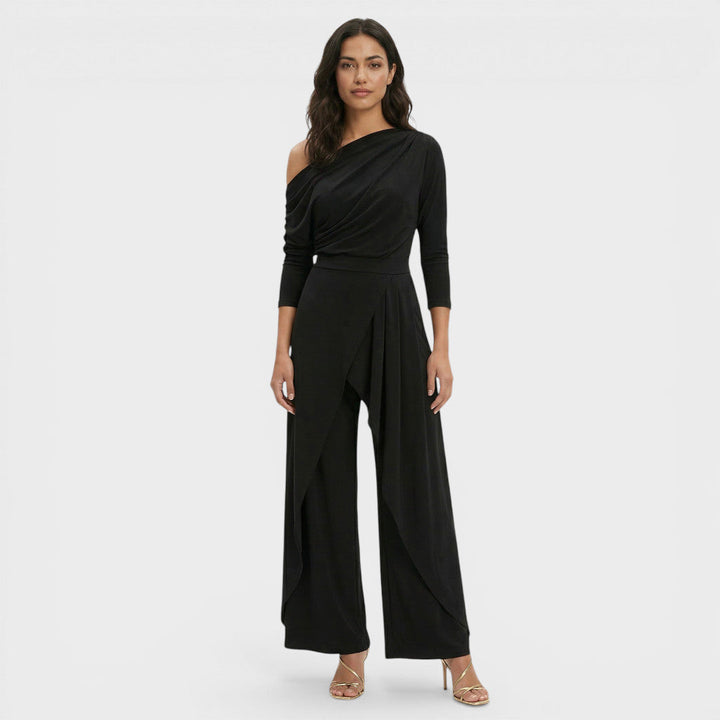 Combinaison Femme Une Épaule Jambe Large