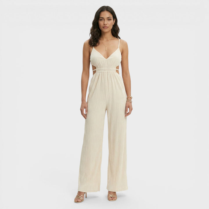 Combinaison Femme Dos Ouvert Jambe Large