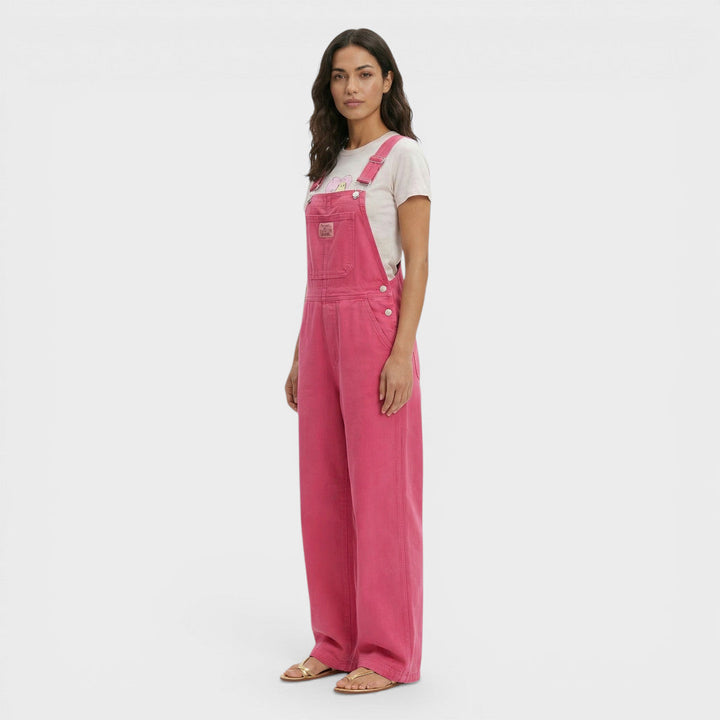 Combinaison Denim Femme Jambe Large